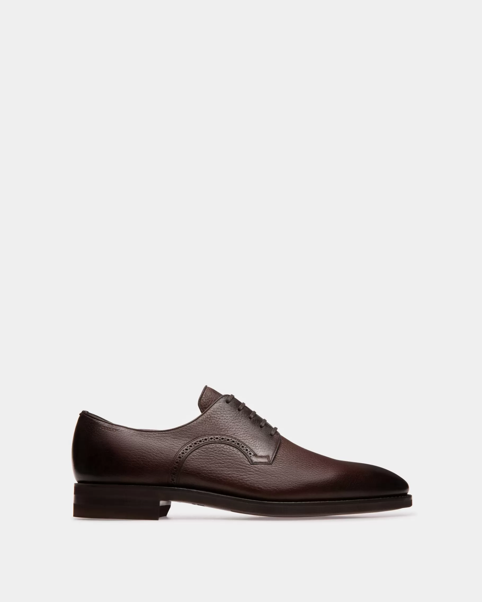 Lace Ups & Monks<Bally Scribe Novo Derby Shoes In Coffee Leather Brown