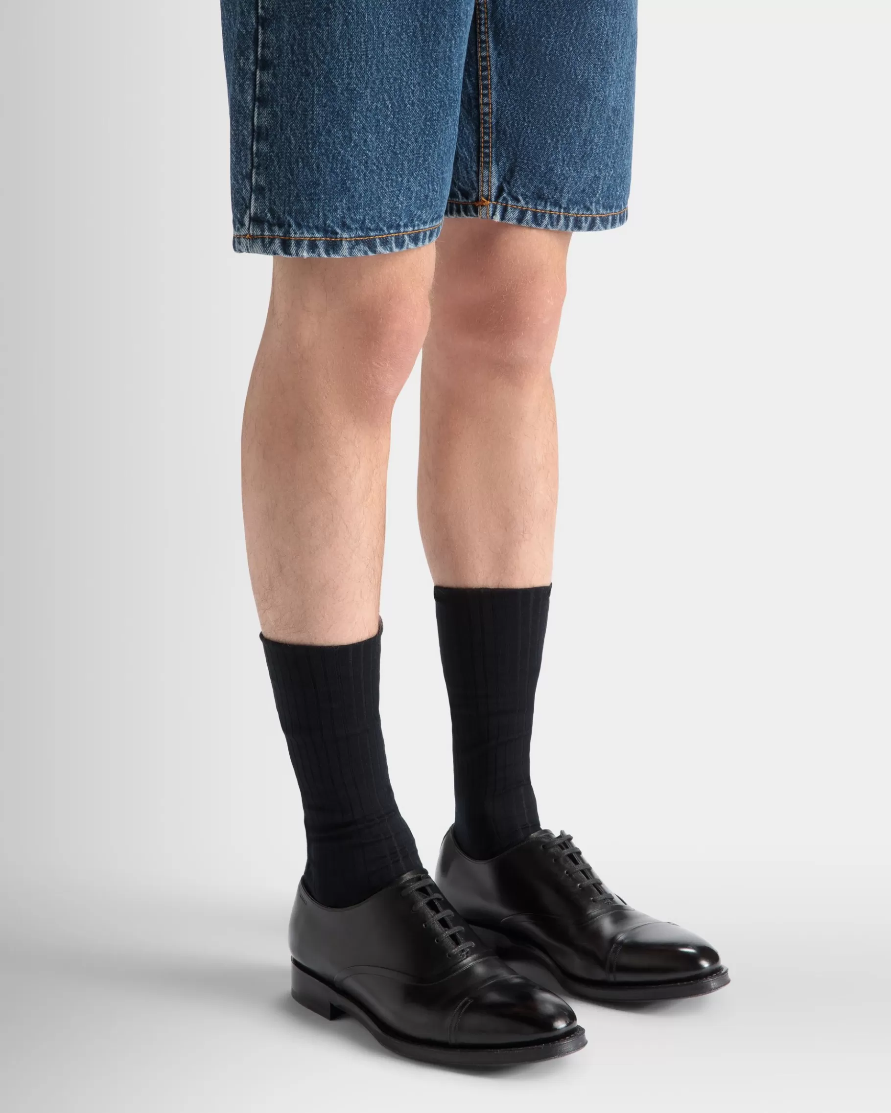 Lace Ups & Monks<Bally Scribe Un Oxford in Leather Black