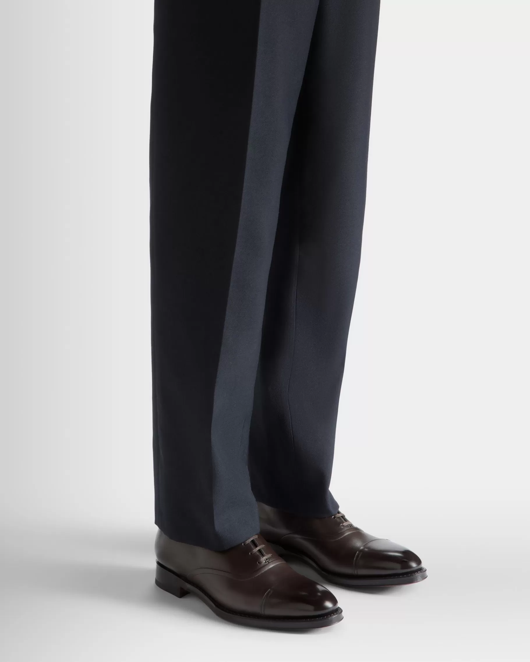 Lace Ups & Monks<Bally Scribe Un Oxford in Ebony Leather Brown