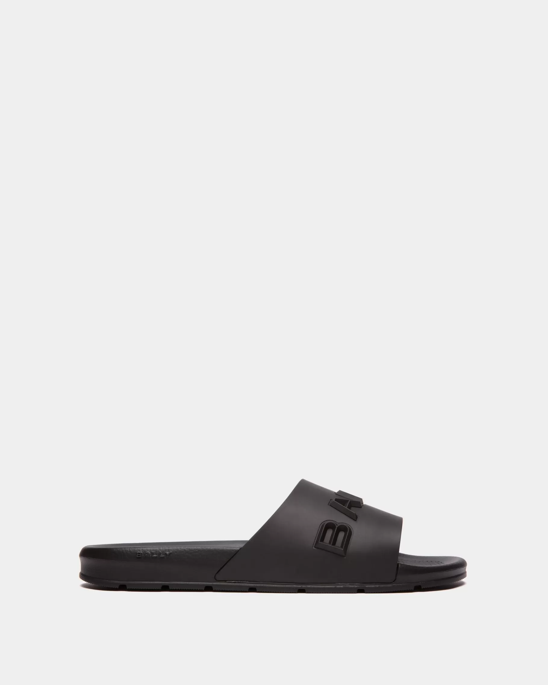 Sandals & Slides<Bally Seaside Sandal in Rubber Black