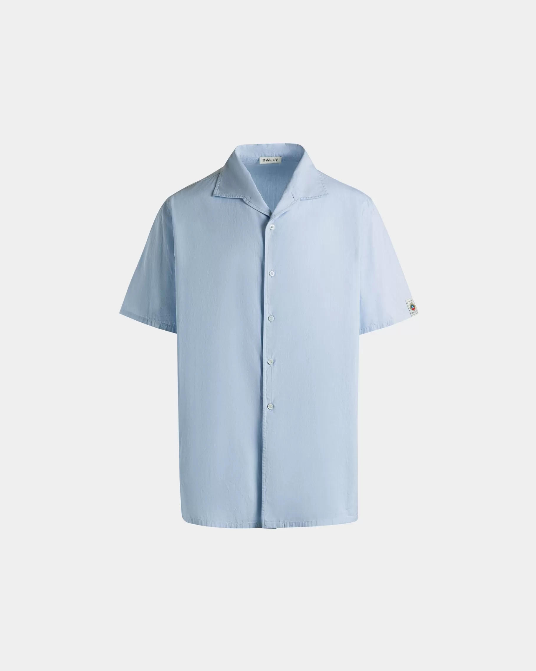 Shirts & T-shirts<Bally Shirt In Light Cotton Blue