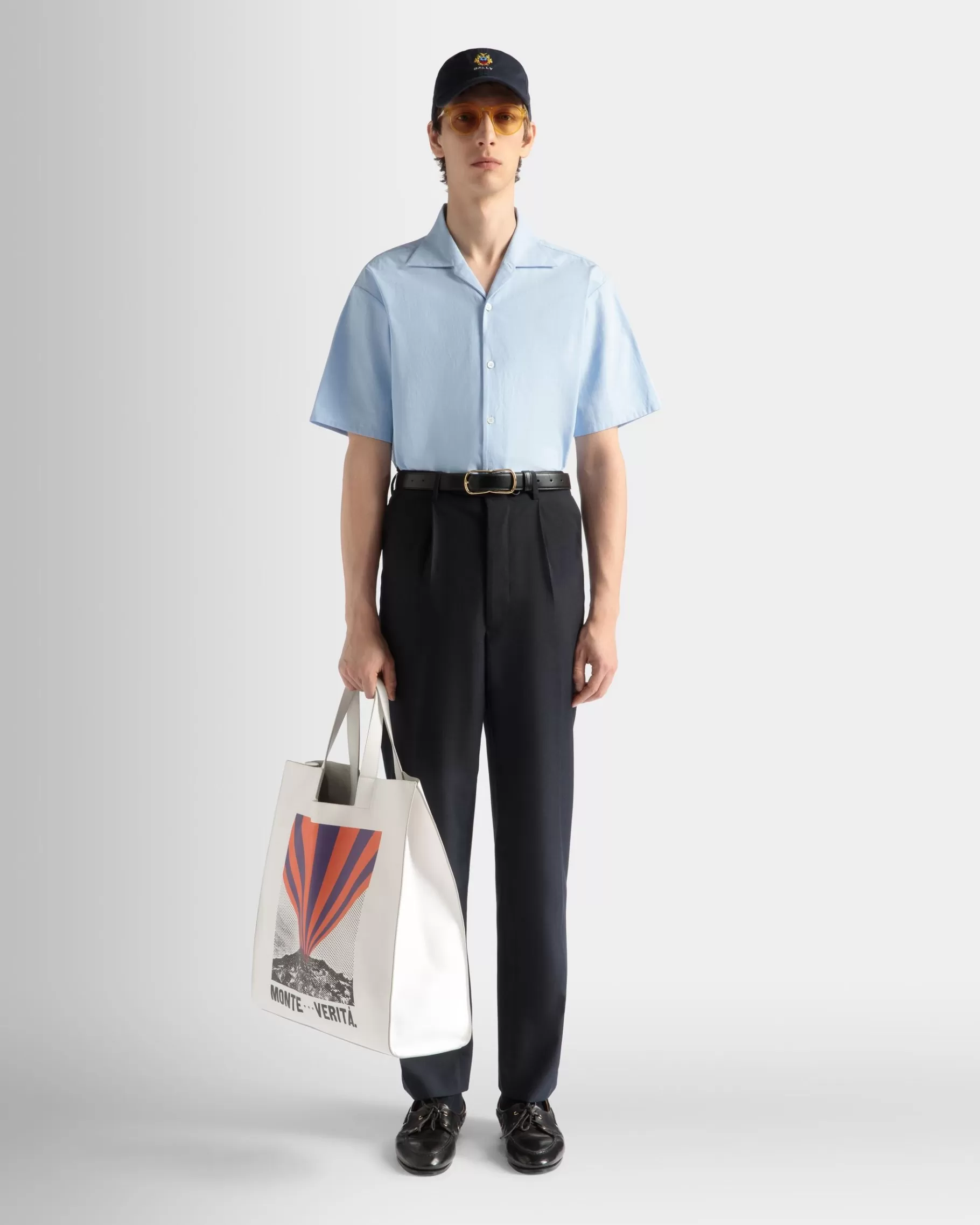 Shirts & T-shirts<Bally Shirt In Light Cotton Blue