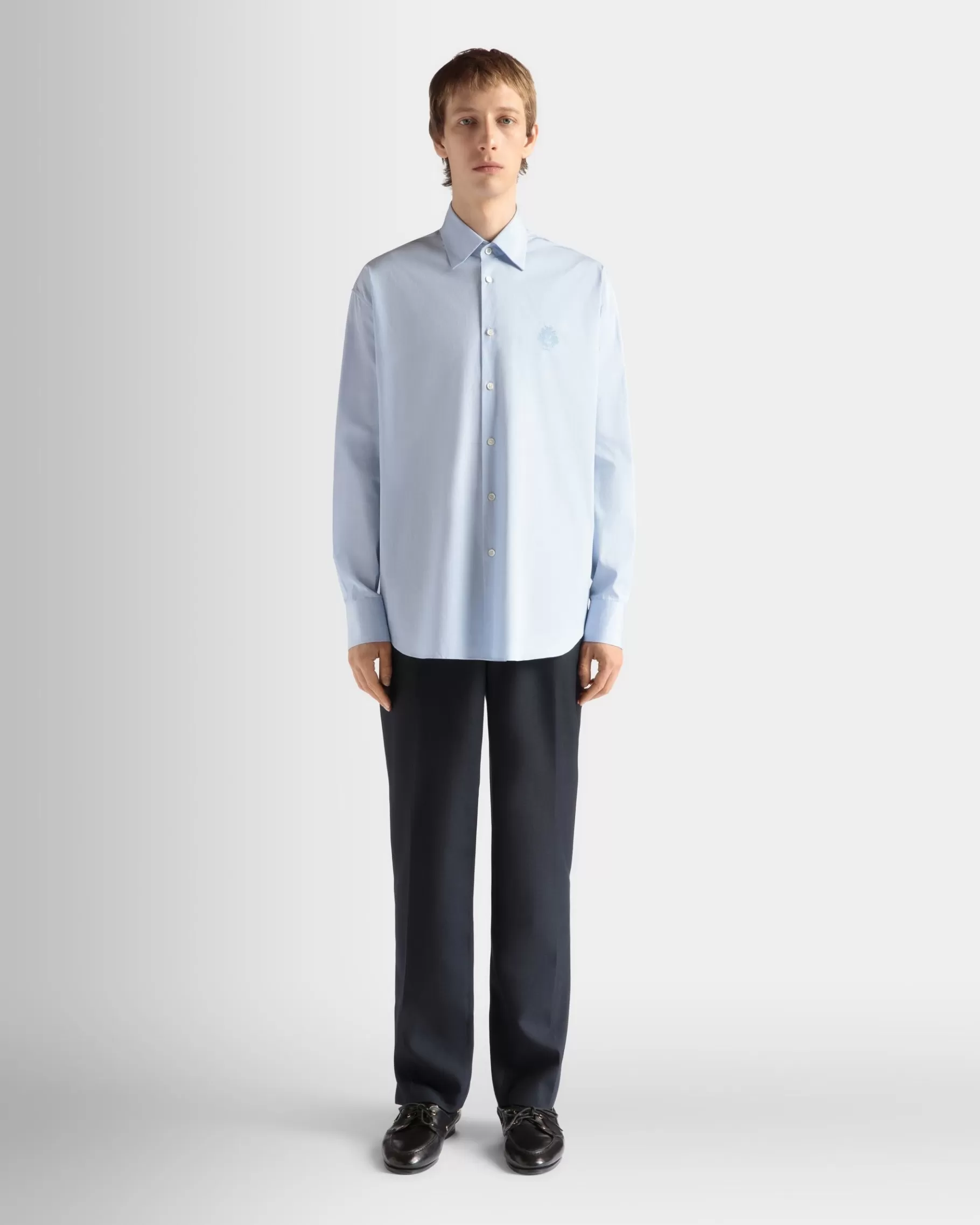 Shirts & T-shirts<Bally Shirt in Light Cotton Blue