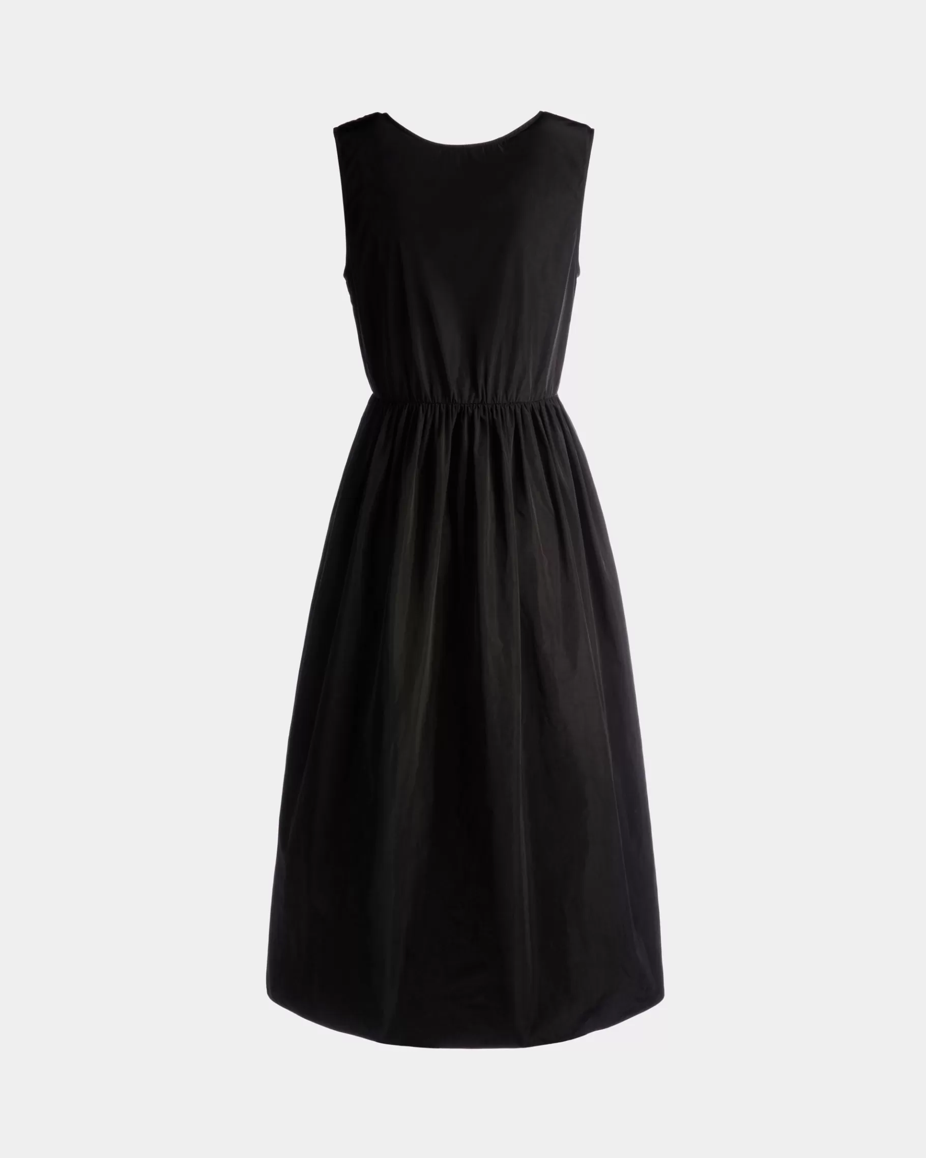 Dresses & Skirts<Bally Sleeveless Midi Dress in Technical Duchesse Black