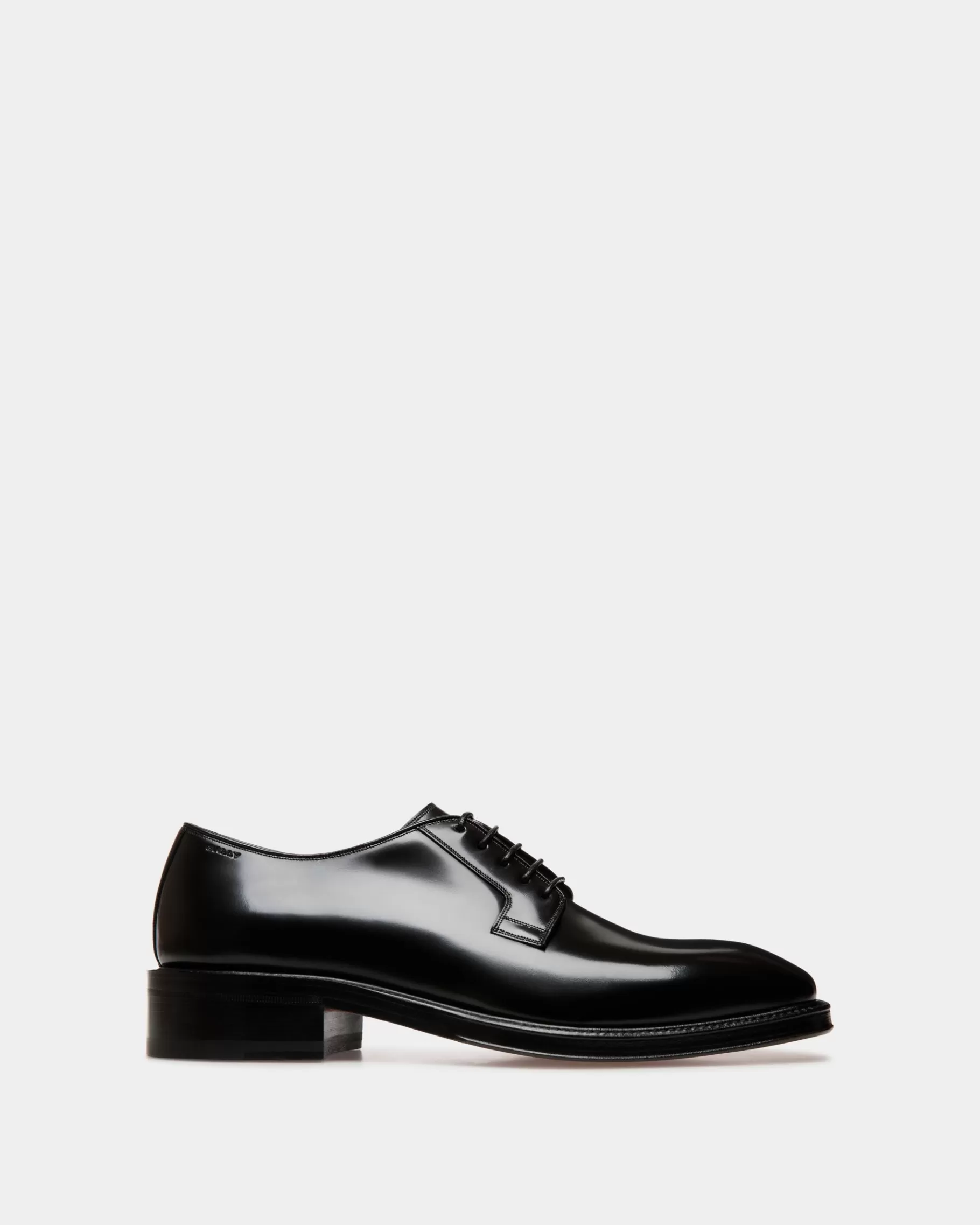 Lace Ups & Monks<Bally Sockel Derby In Leather Black