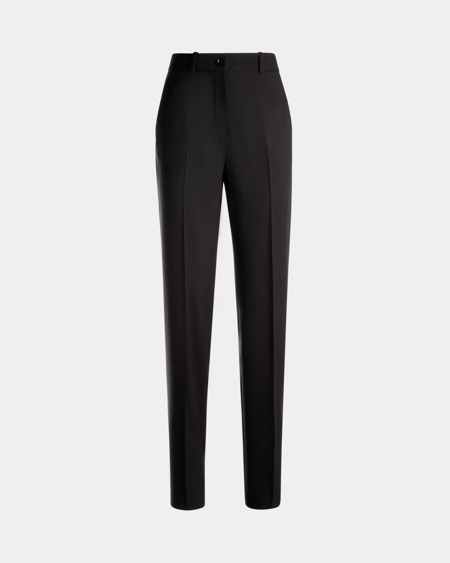 Pants<Bally Straight Fit Pants in Wool Black