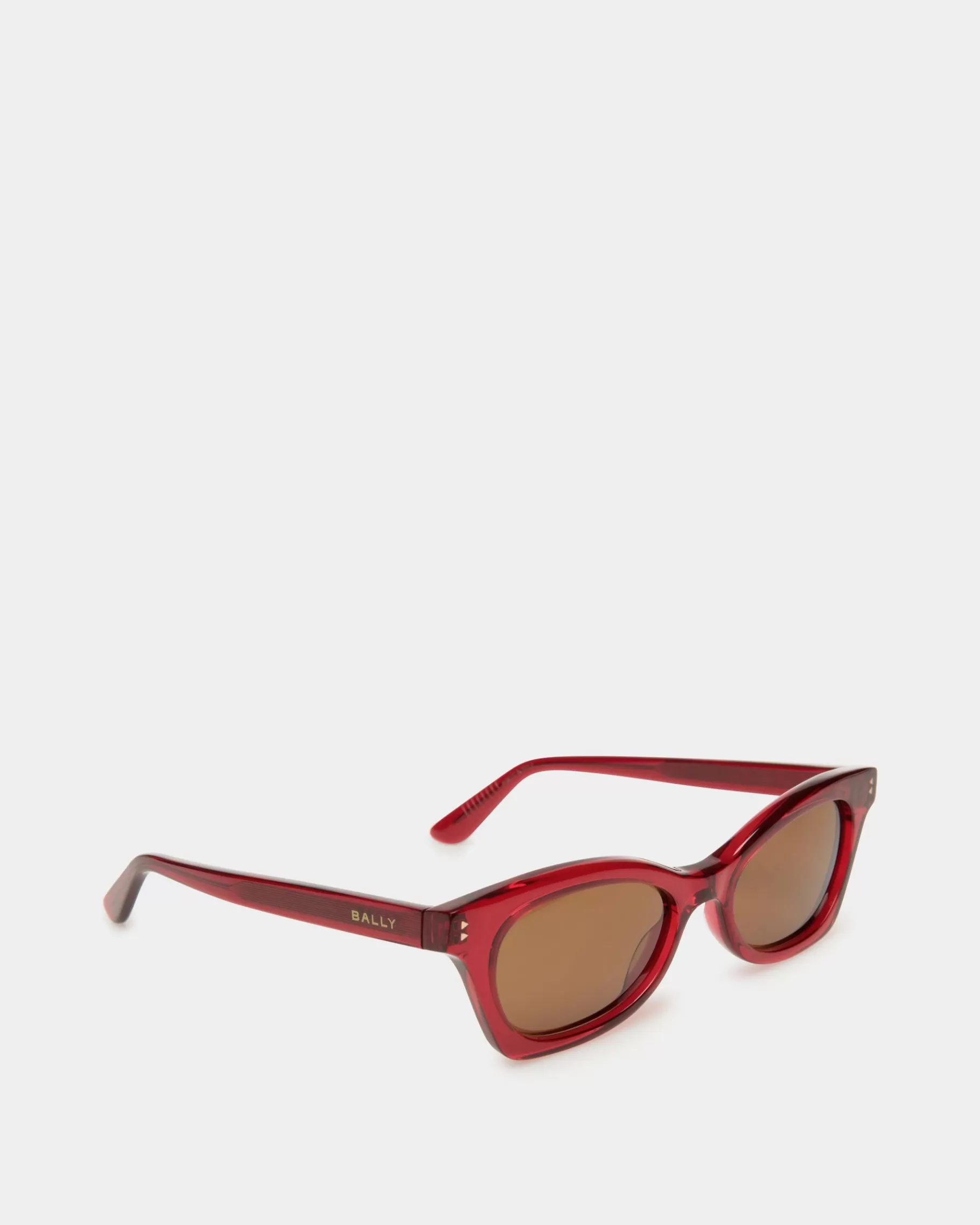 Sunglasses<Bally Sue Sunglasses In Acetate Red