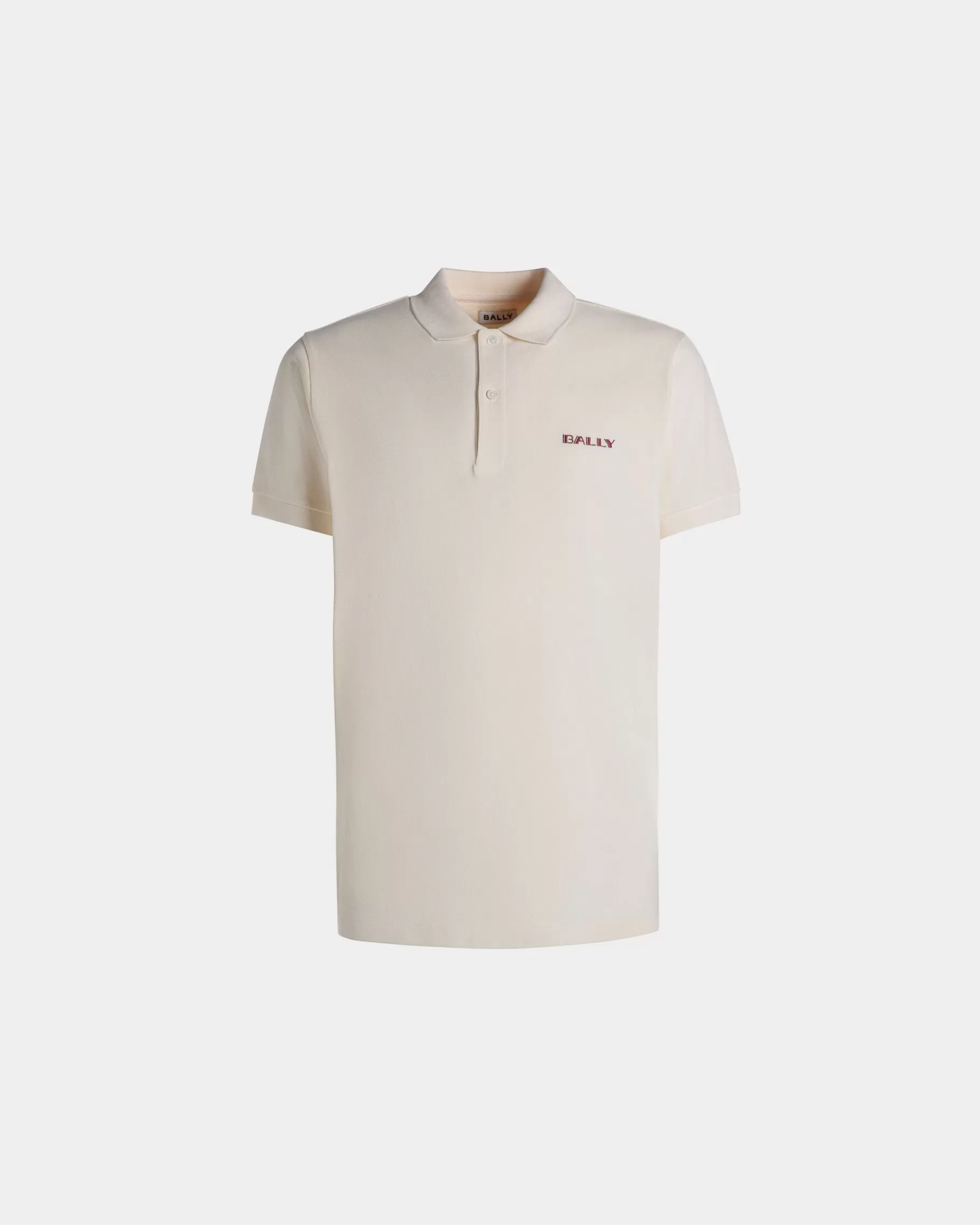 Shirts & T-shirts<Bally Summer Capsule Polo Shirt In Cotton White