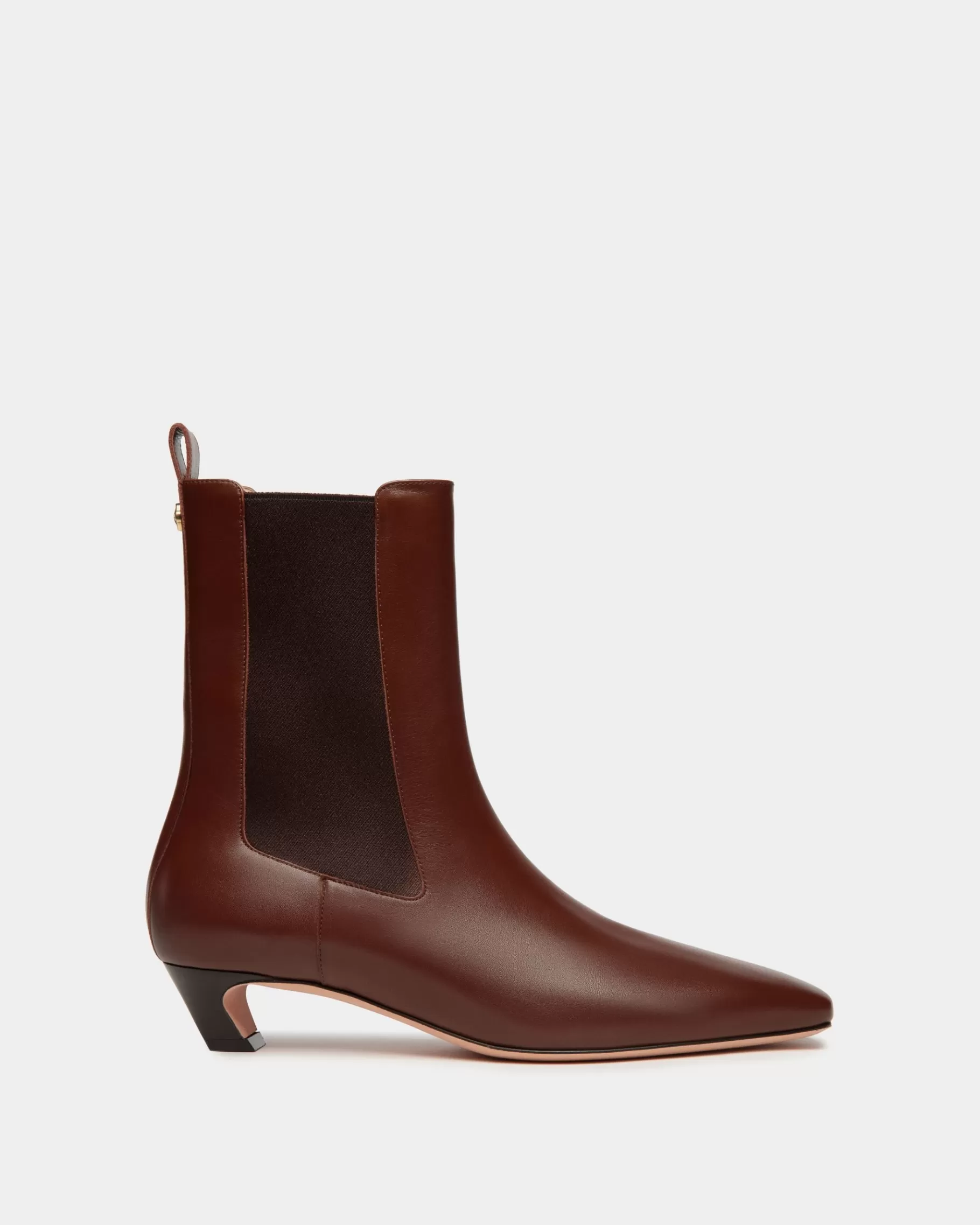 Boots & Ankle Boots<Bally Sylt Bootie In Leather Brown