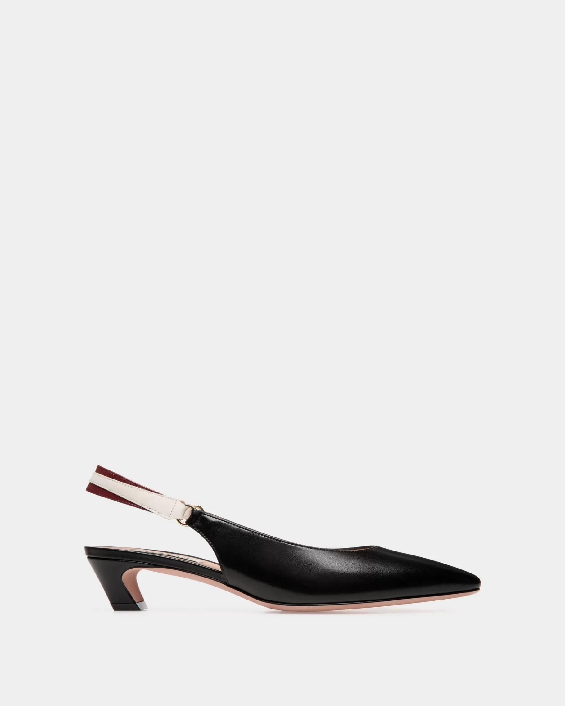 Pumps<Bally Sylt Slingback Pump In Nappa Leather Black