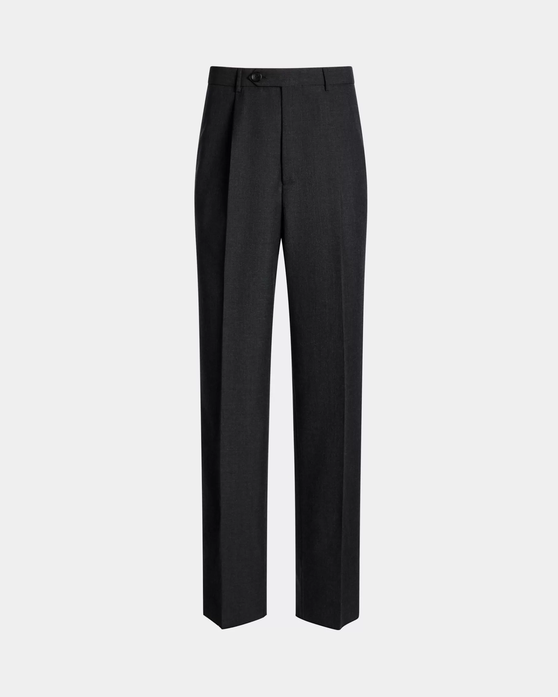 Pants<Bally Tailored Pants In Dark Wool Blend Grey