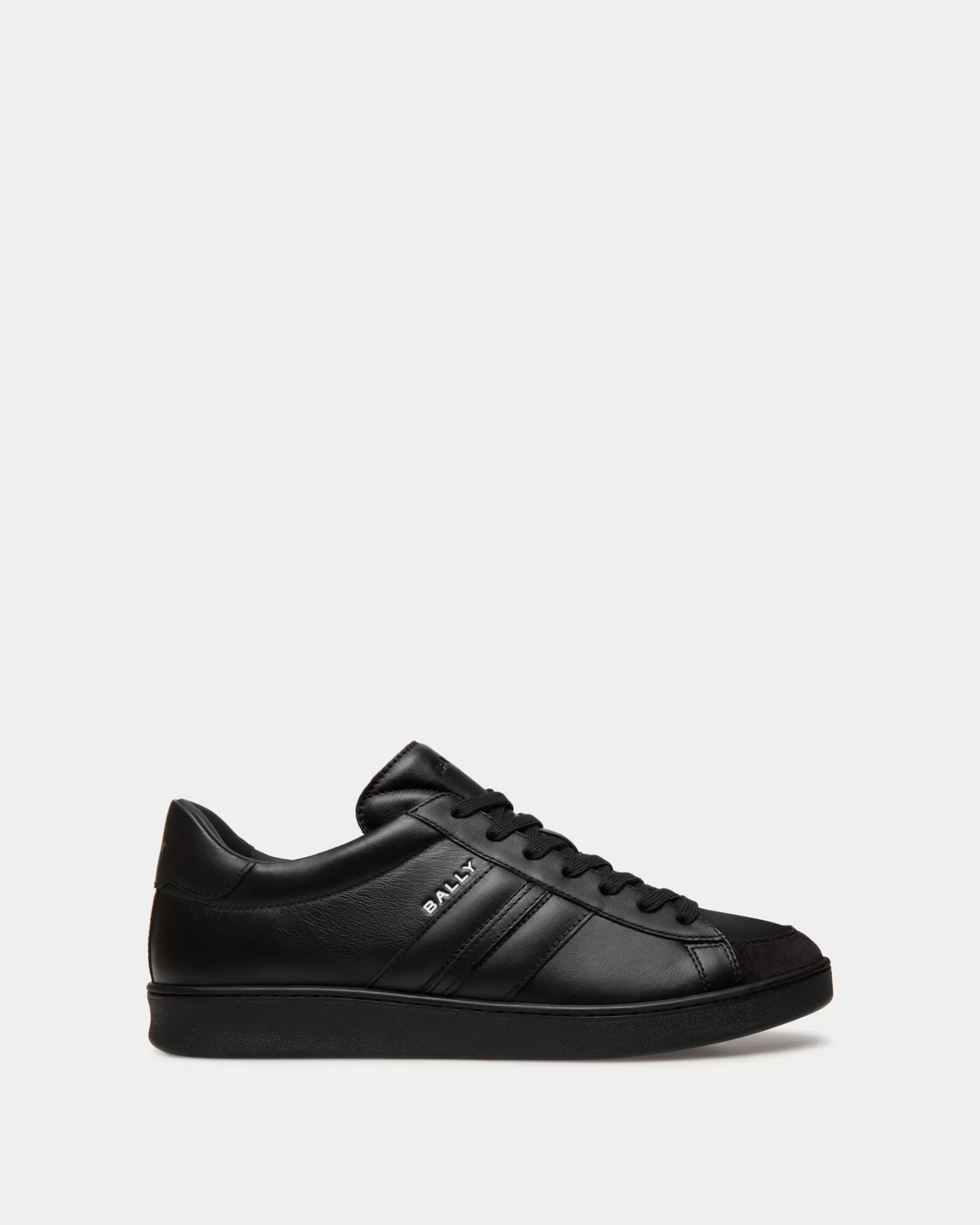 Sneakers<Bally Tennis Sneaker In Leather Black