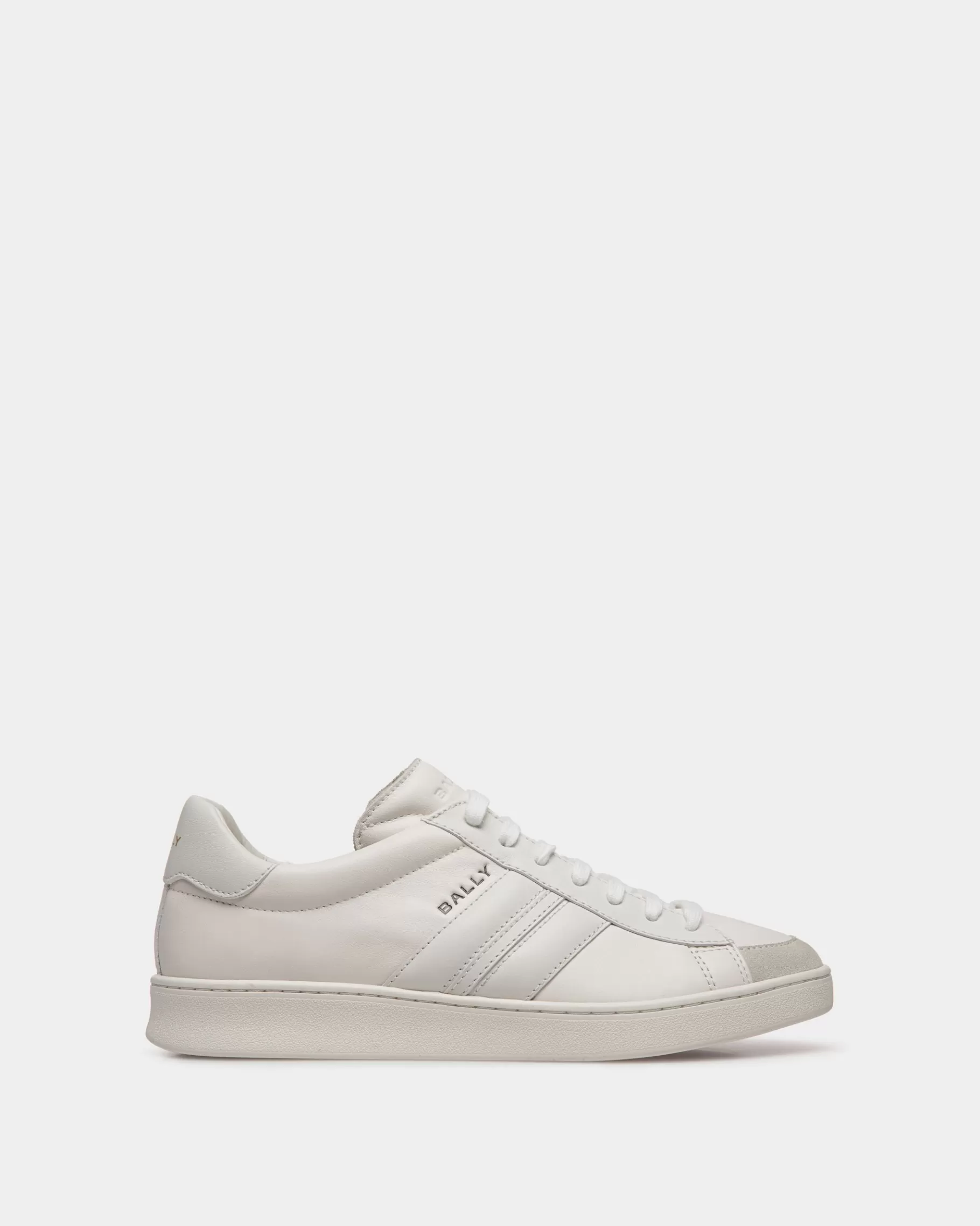 Sneakers<Bally Tennis Sneaker In Leather White