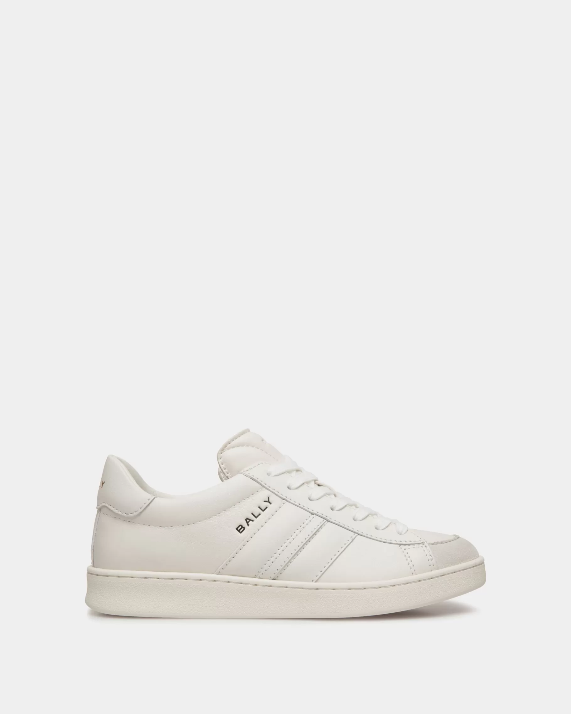 Sneakers<Bally Tennis Sneaker In Leather White