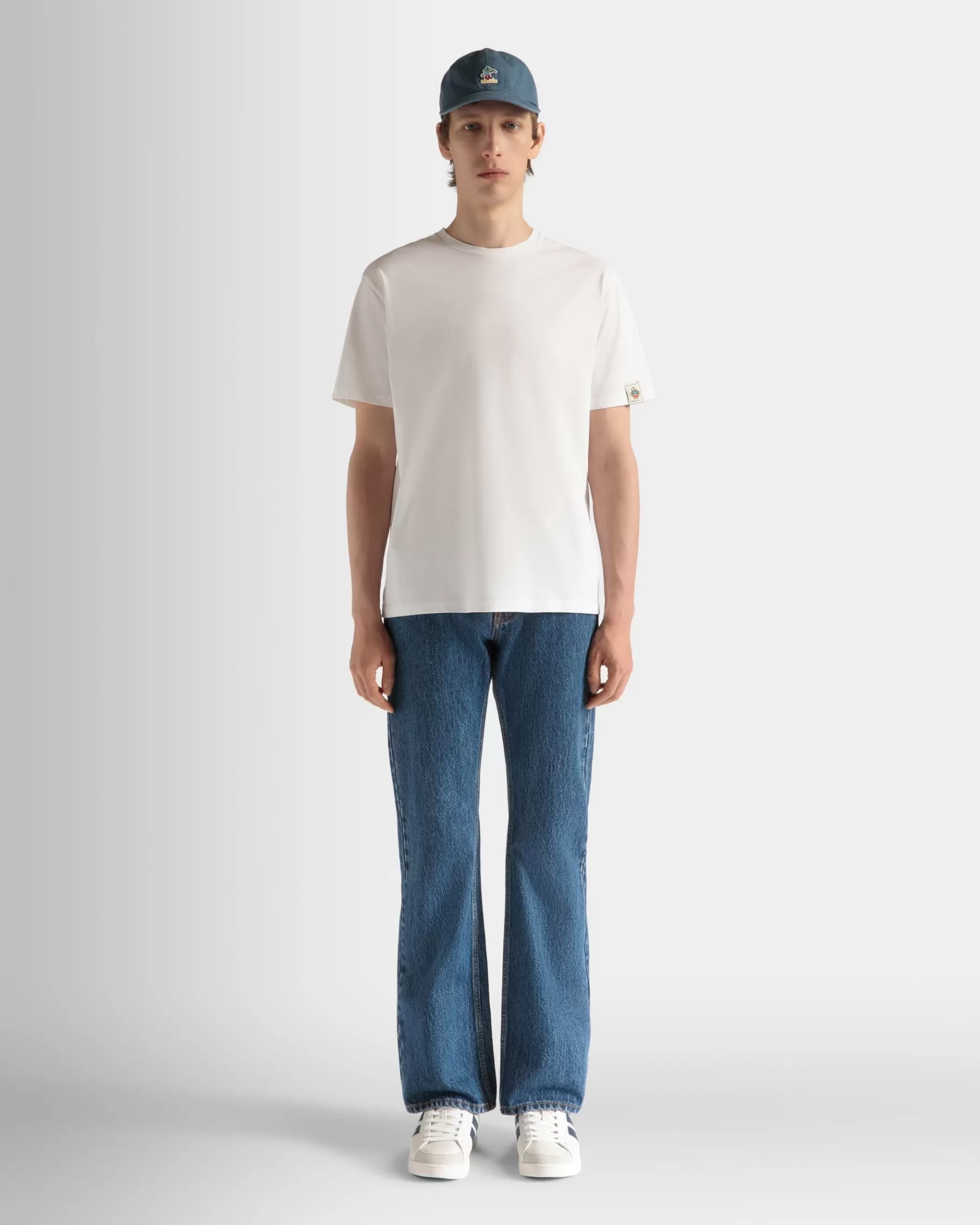 Shirts & T-shirts<Bally T-Shirt in Cotton White