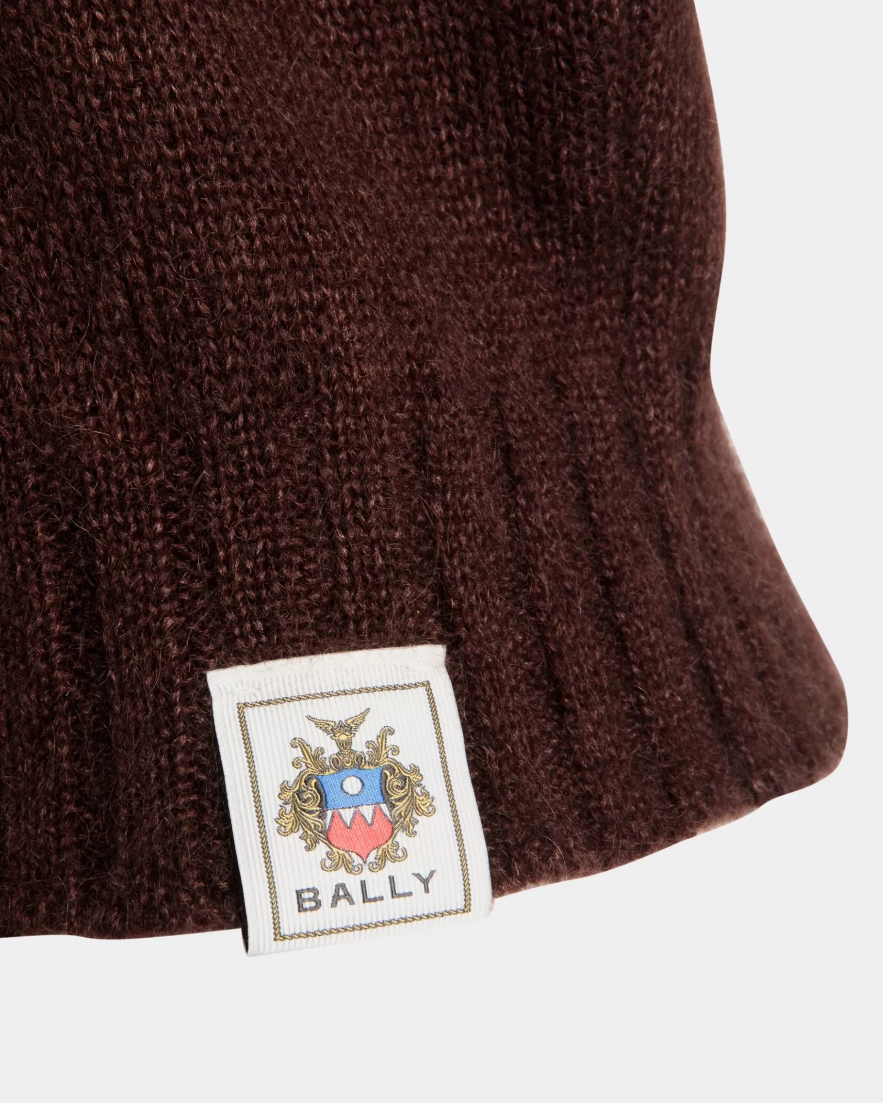 Shirts & T-shirts | Knitwear<Bally Vest In Mohair And Silk Brown