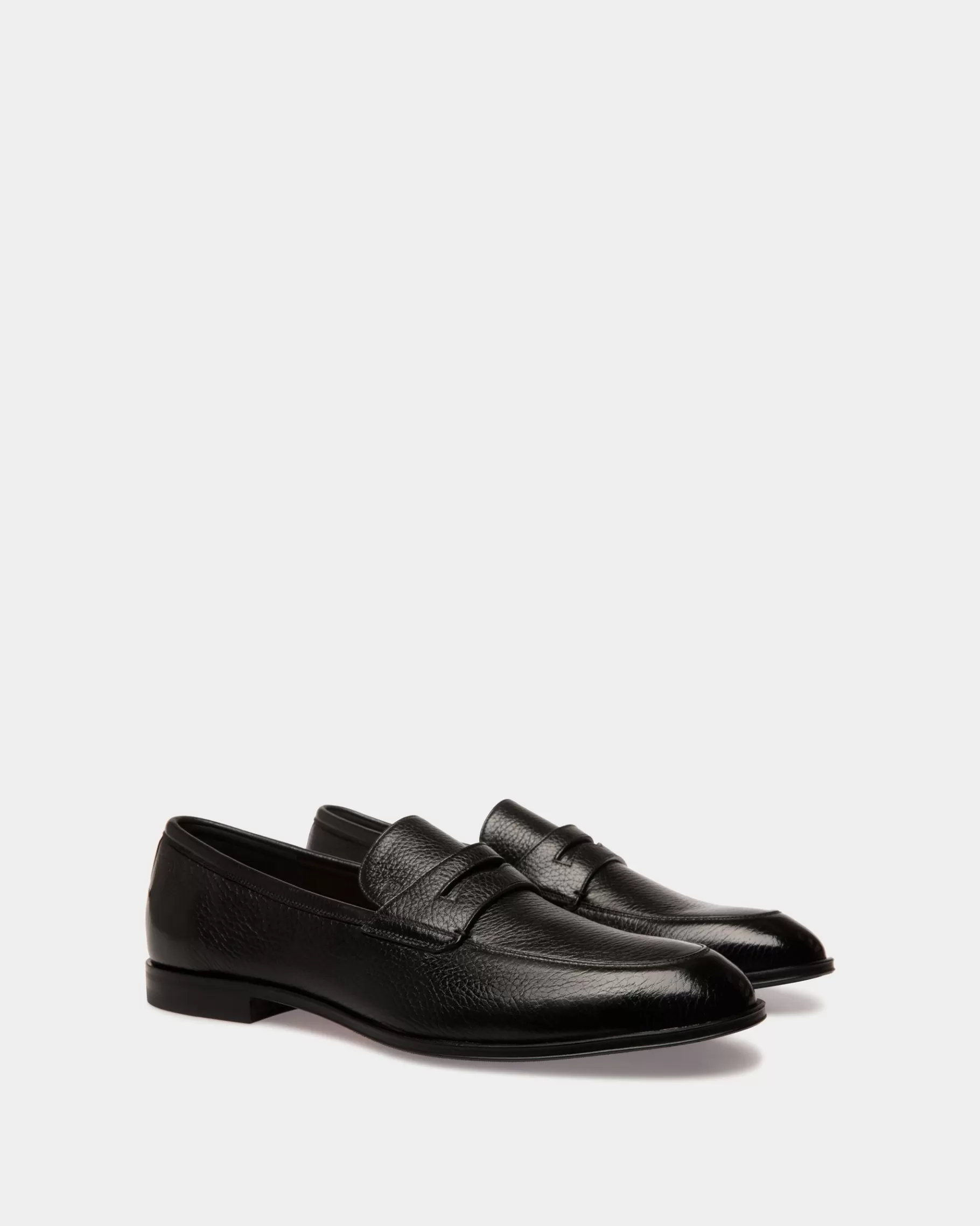 Loafers & Moccasins<Bally Webb Leather Loafers In Black
