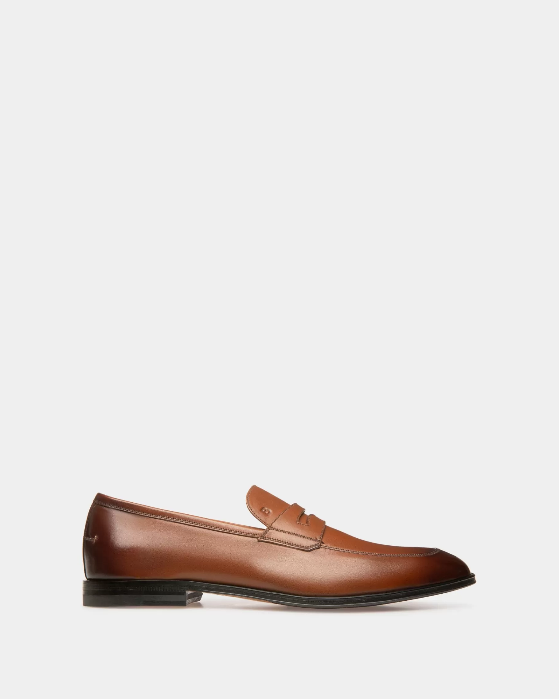 Loafers & Moccasins<Bally Webb Leather Loafers In Brown