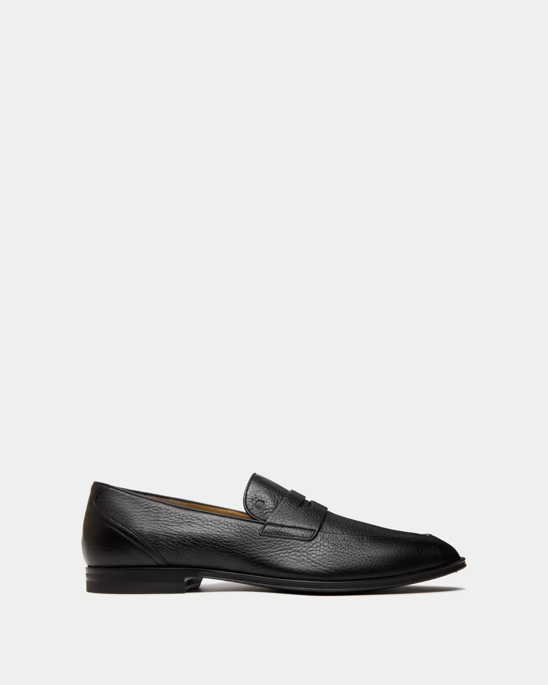 Loafers & Moccasins<Bally Westminster Loafer In Deer Leather Black