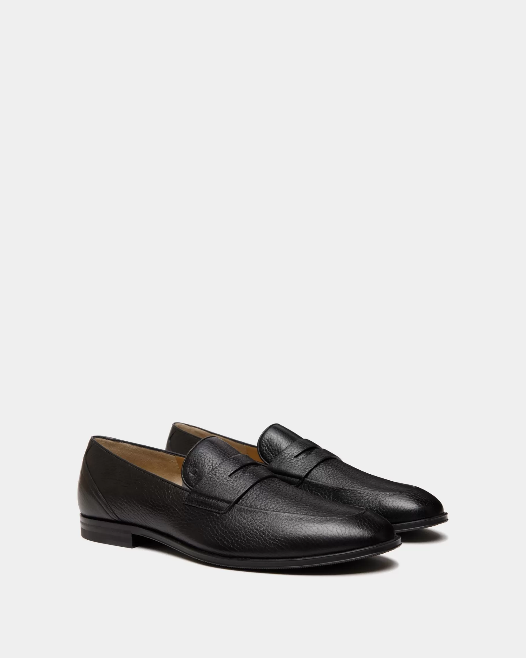Loafers & Moccasins<Bally Westminster Loafer In Deer Leather Black